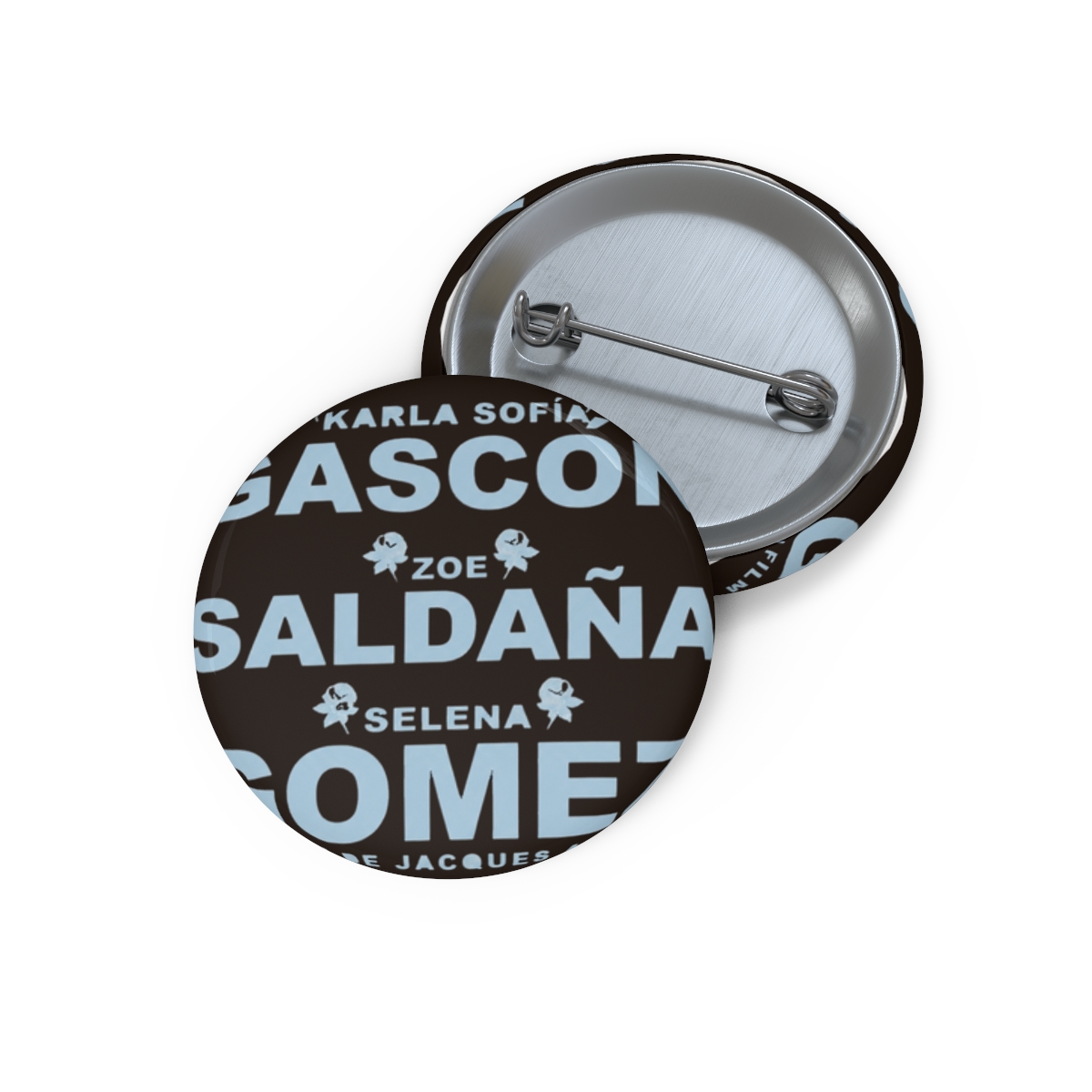 Karla Sofia Gascon Zoe Saldana and Selena Gomez Pin - Official Creator merchandise