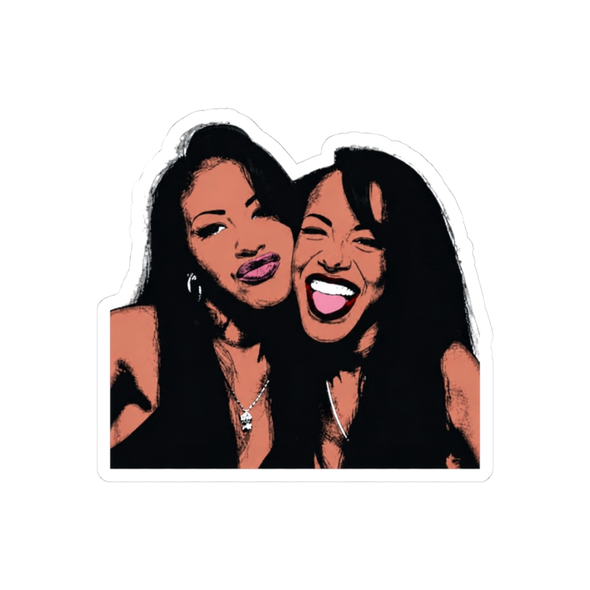 Selena and Aaliyah Forever Sticker | Selena Gomez