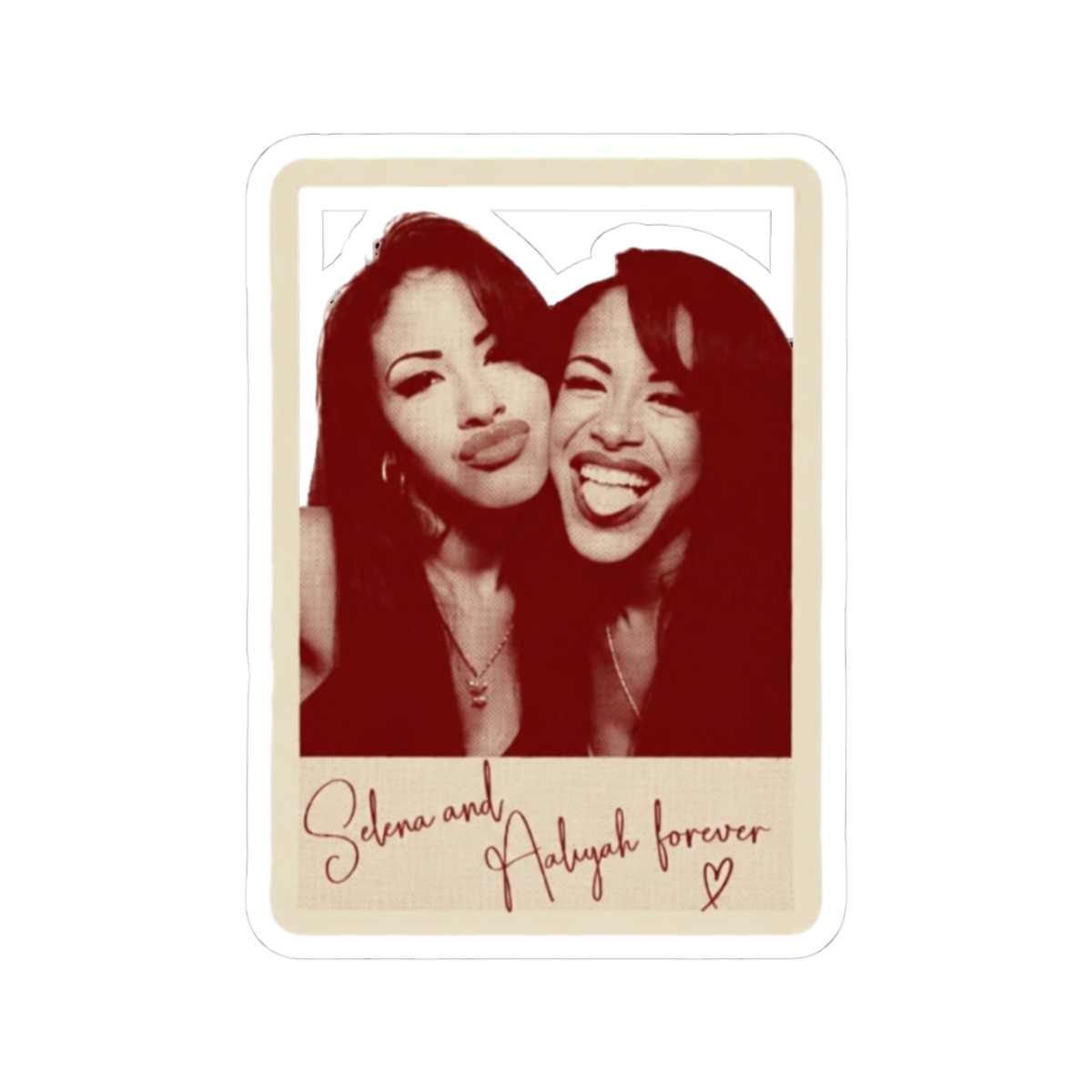 Selena and Aaliyah forever Sticker | Selena Gomez